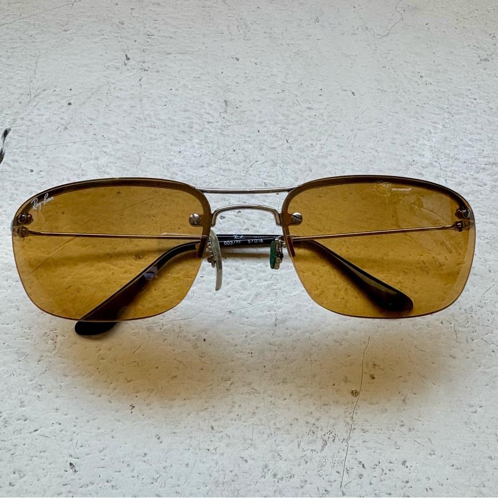 Ray Ban Aviator Yellow Lens 3156 unisex